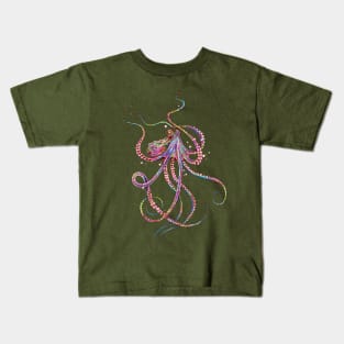 Reverse Drunk Octopus Kids T-Shirt